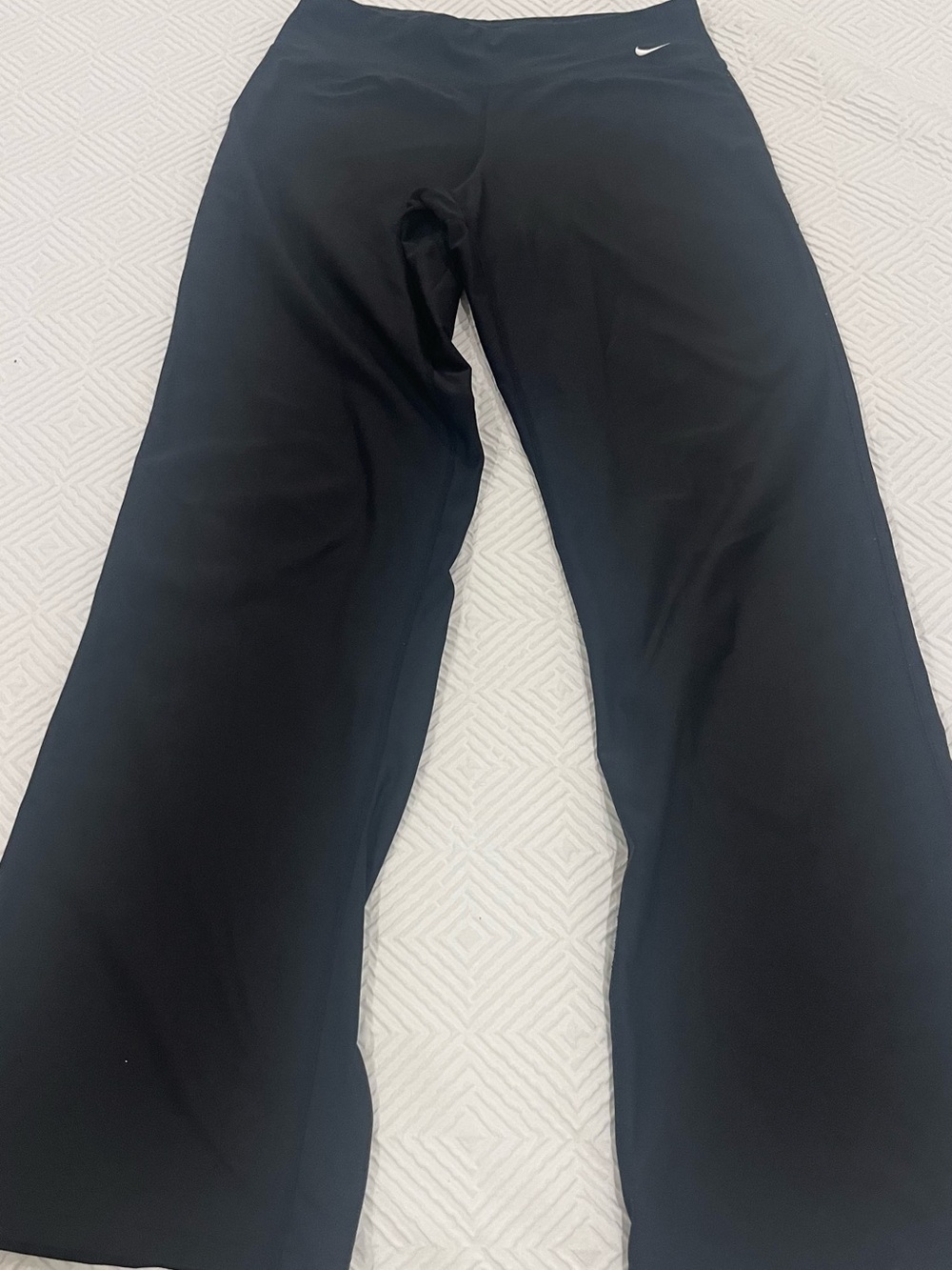 Nike Black High-Rise Wide-Leg Active Pants